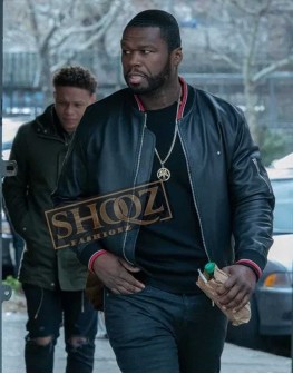 Power 50 Cent (Kanan) Black Leather Jacket 